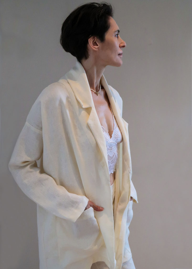 Linen Jacket with pockets